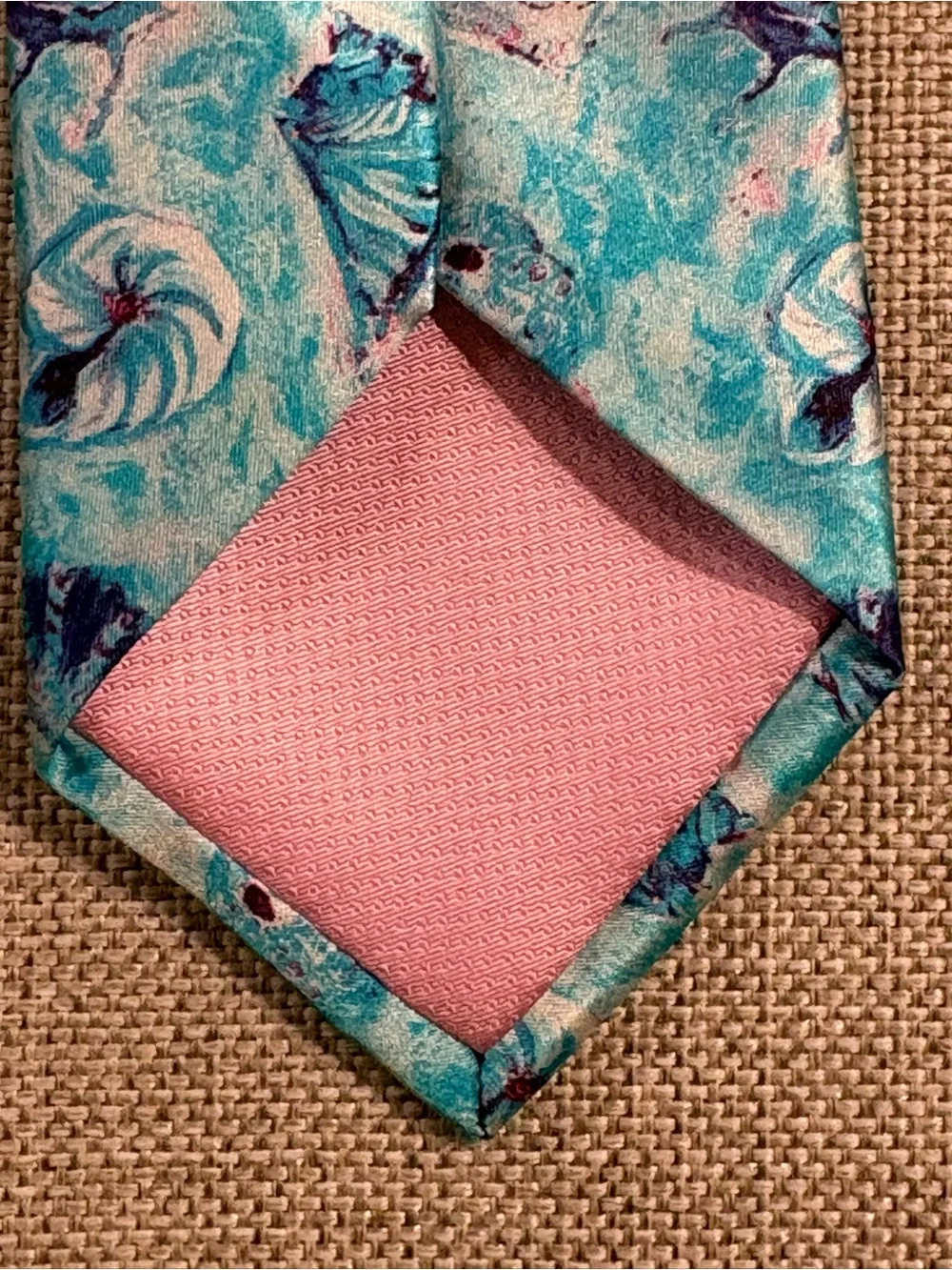 Leoma Lovegrove Seashell Print Necktie Matlacha Florida Artist Tie